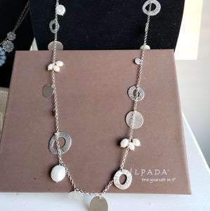 Silpada Silver Pearl of a Girl Necklace